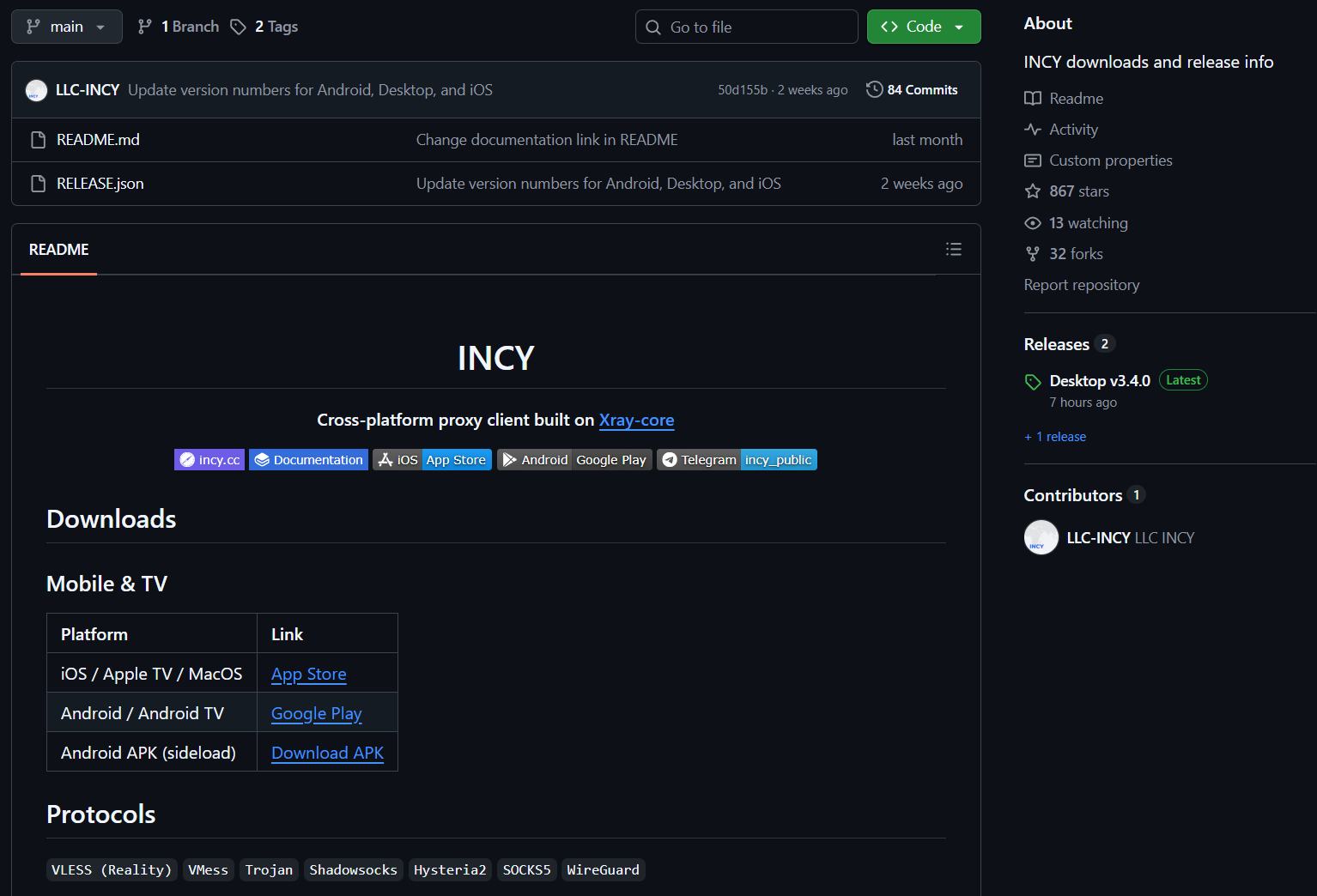 INCY на GitHub — шаг 1